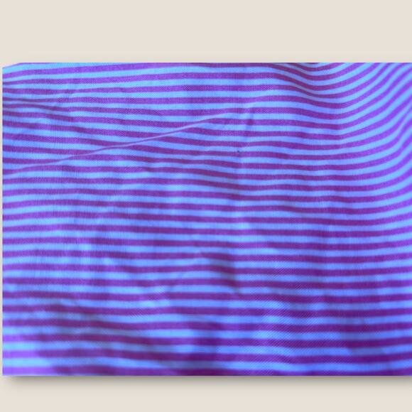 Forever 21 Pink Striped Crop Peasant Top - Picture 6 of 8